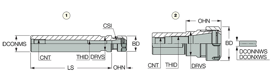ST1-1/4X2.375 ER32 F